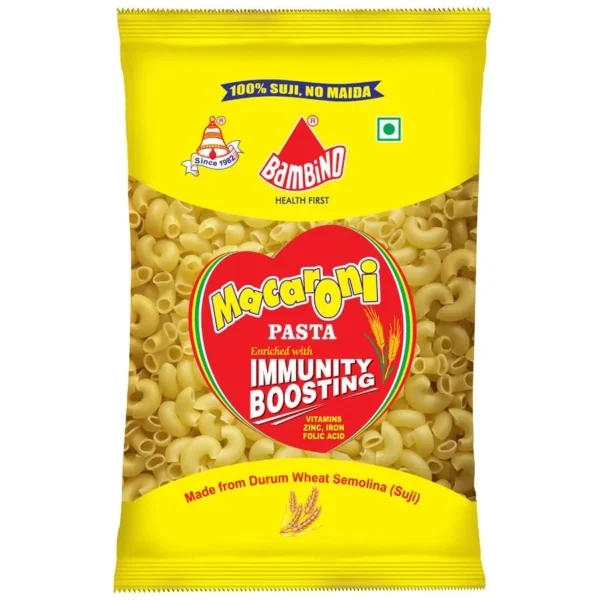 Bambino Pasta Macaroni with Quantity of400 Gm