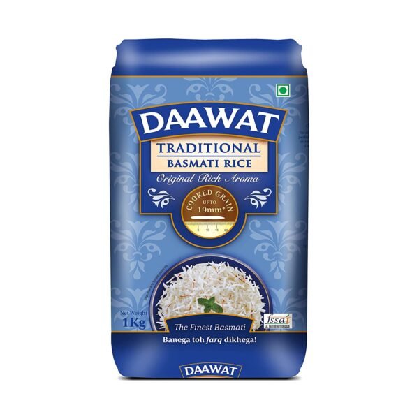 Daawat Basmati Rice with Quantity of1 Kg