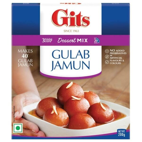 Gitas Gulab Jamun with Quantity of200 Gm