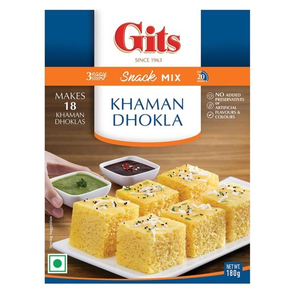 GitS Khaman Dhokla with Quantity of180 Gm