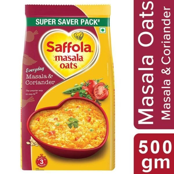 Saffola Masala Oats Masala Coriander with Quantity of500 Gm