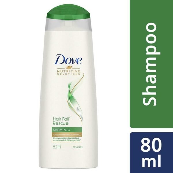 dove hair fall rescue shampoo with Quantity of80ml