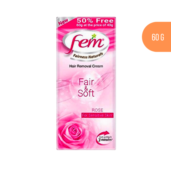 fem fair soft rose with Quantity of 60g