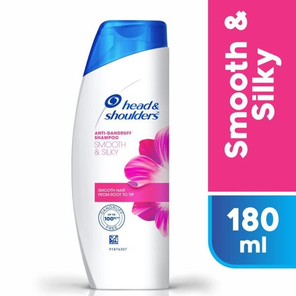 head & shoulder smooth silky anti dandruff shampoo plus conditioner coolmental with Quantity of 180ml