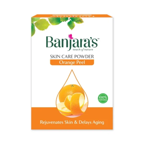 Banjaras skin care powder orange peel with Quantity of 50 ml