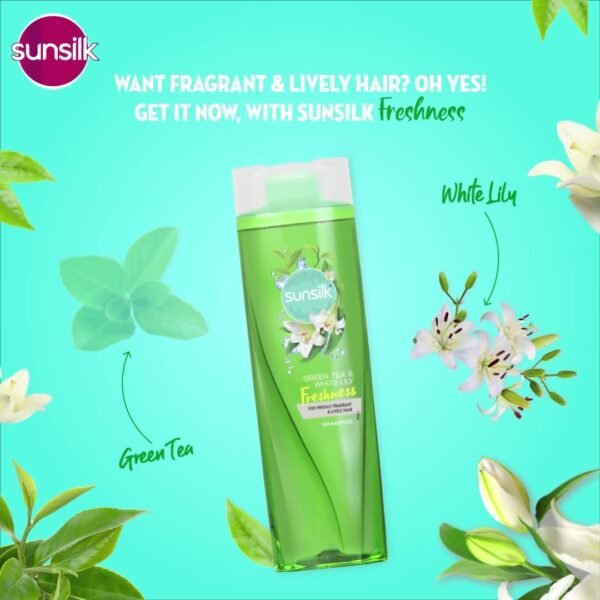 sunsilk green tea white lilly with Quantity of50ml