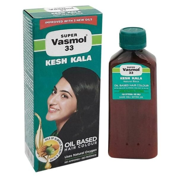 super vasmol 33 kesh kala with Quantity of100ml